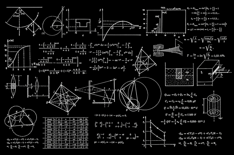 Composição abstrata de tecnologia e automação em tons escuros